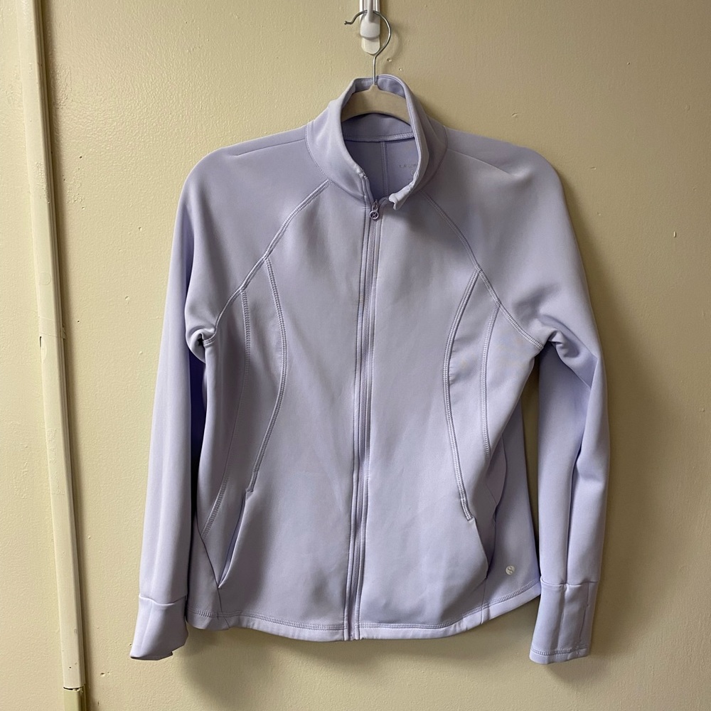 LAYER 8 purple athletic jacket